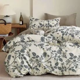 300TC Elisabeth Reversible Cotton Quilt Cover Set | Queen