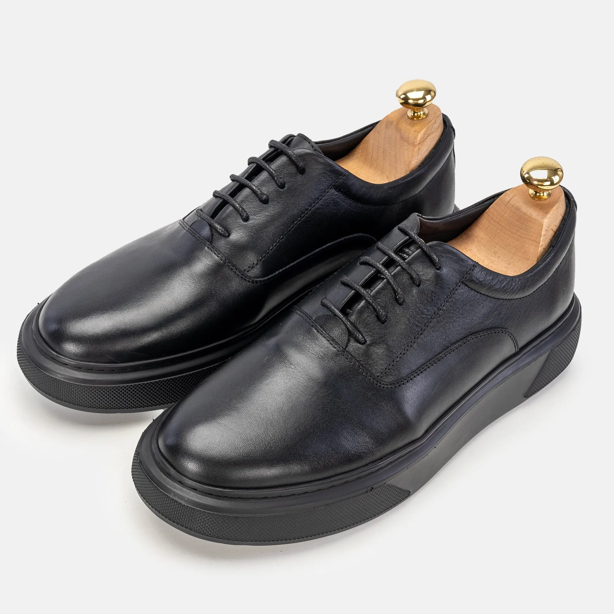 ''''3079 S Basket en cuir Noir