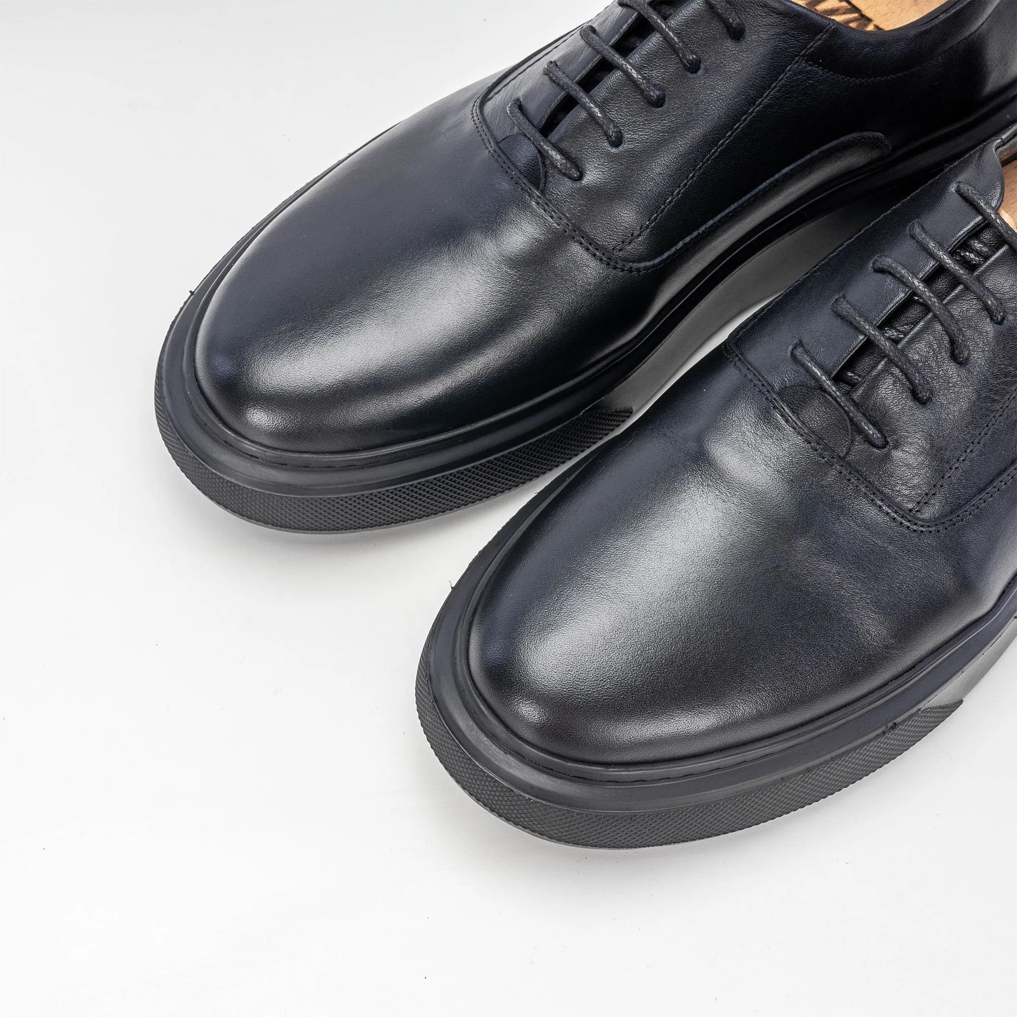 ''''3079 S Basket en cuir Noir