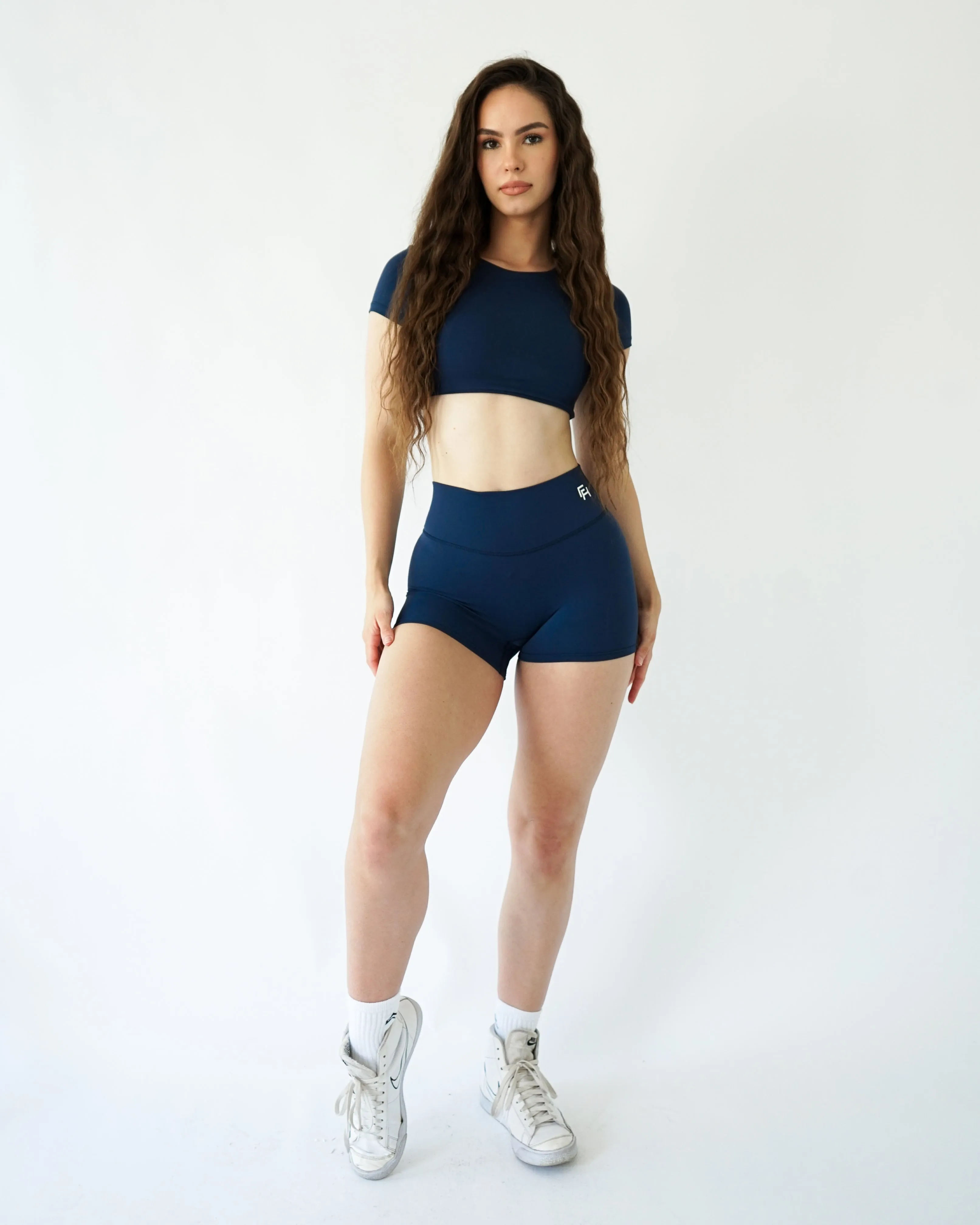 Adapt Crop Tee - Moonlight