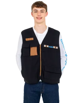 All Nighter Fleece Gilet in Black