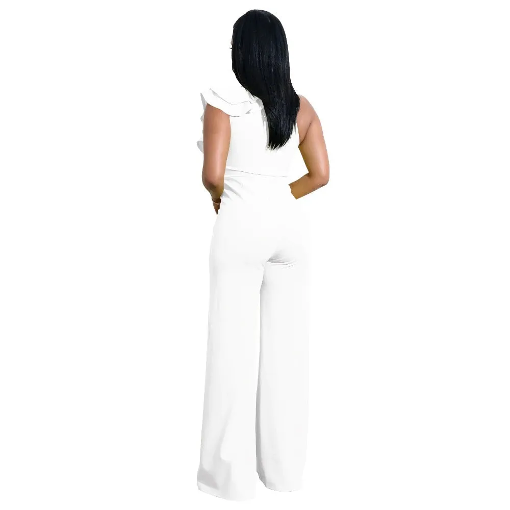 Ask Me Out Ruffled Jumpsuit
