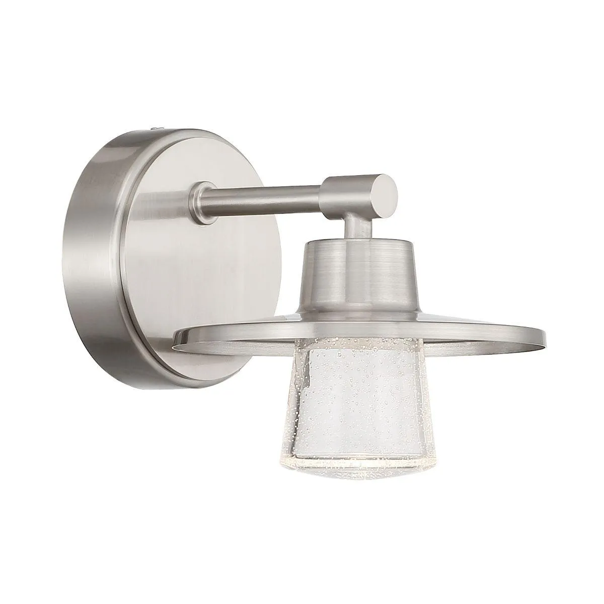 Beacon Avenue 7 in. LED Wall Sconce Brushed Nickel finish