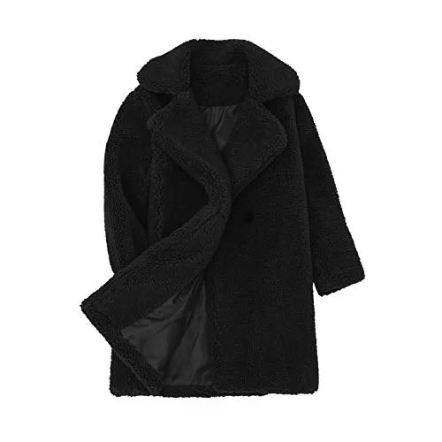 BHSJ Toddler Kids Duffle Overcoat Winter Keep Warm Coat Jacket Casual Lapel Windproof Thicken Outerwear for Boys Girls Turndown Collar Solid Pullover Top Pocket Cozy Fashion Sunflower Print Button