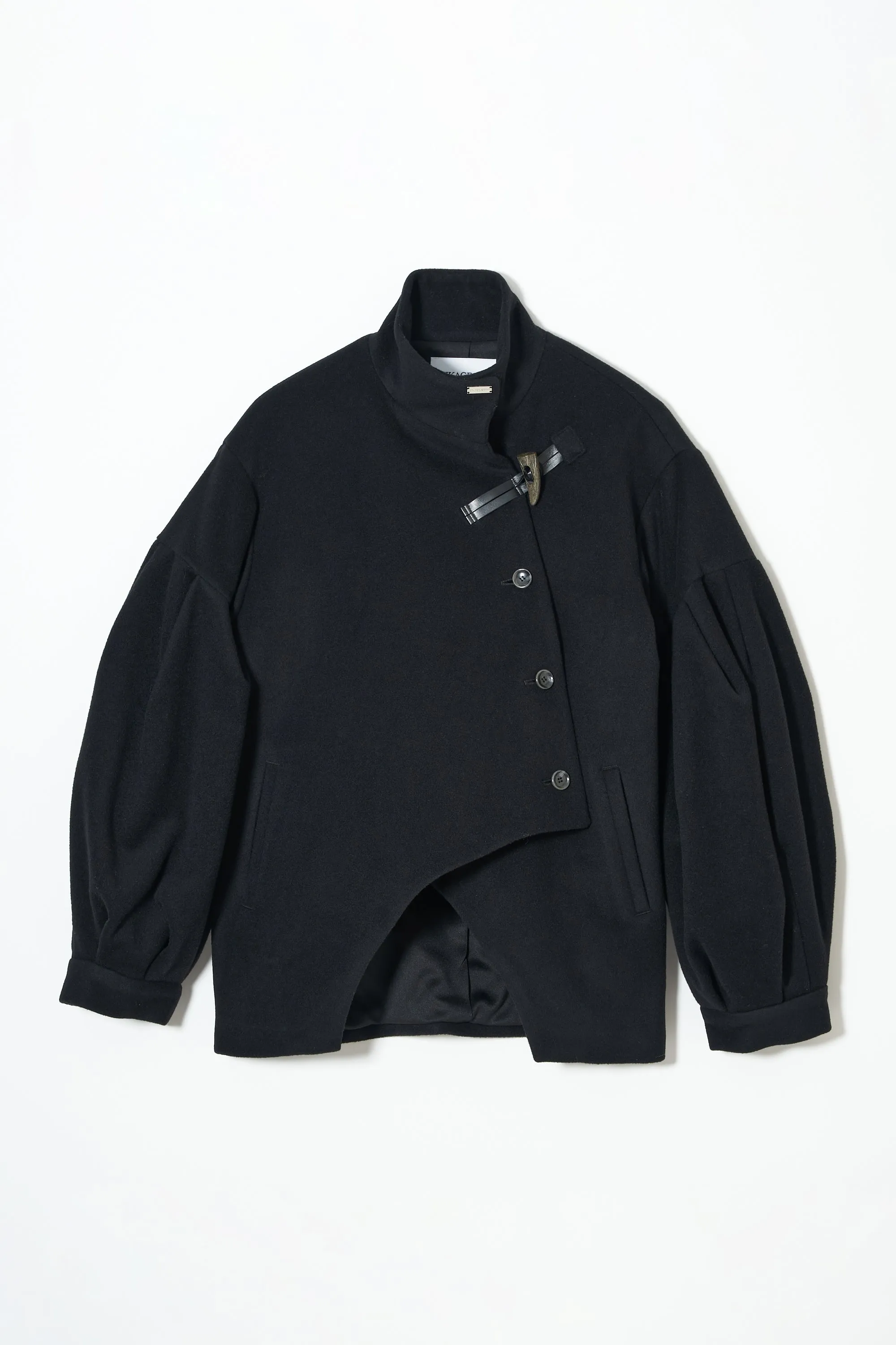 Bias Cut Short Duffle Coat