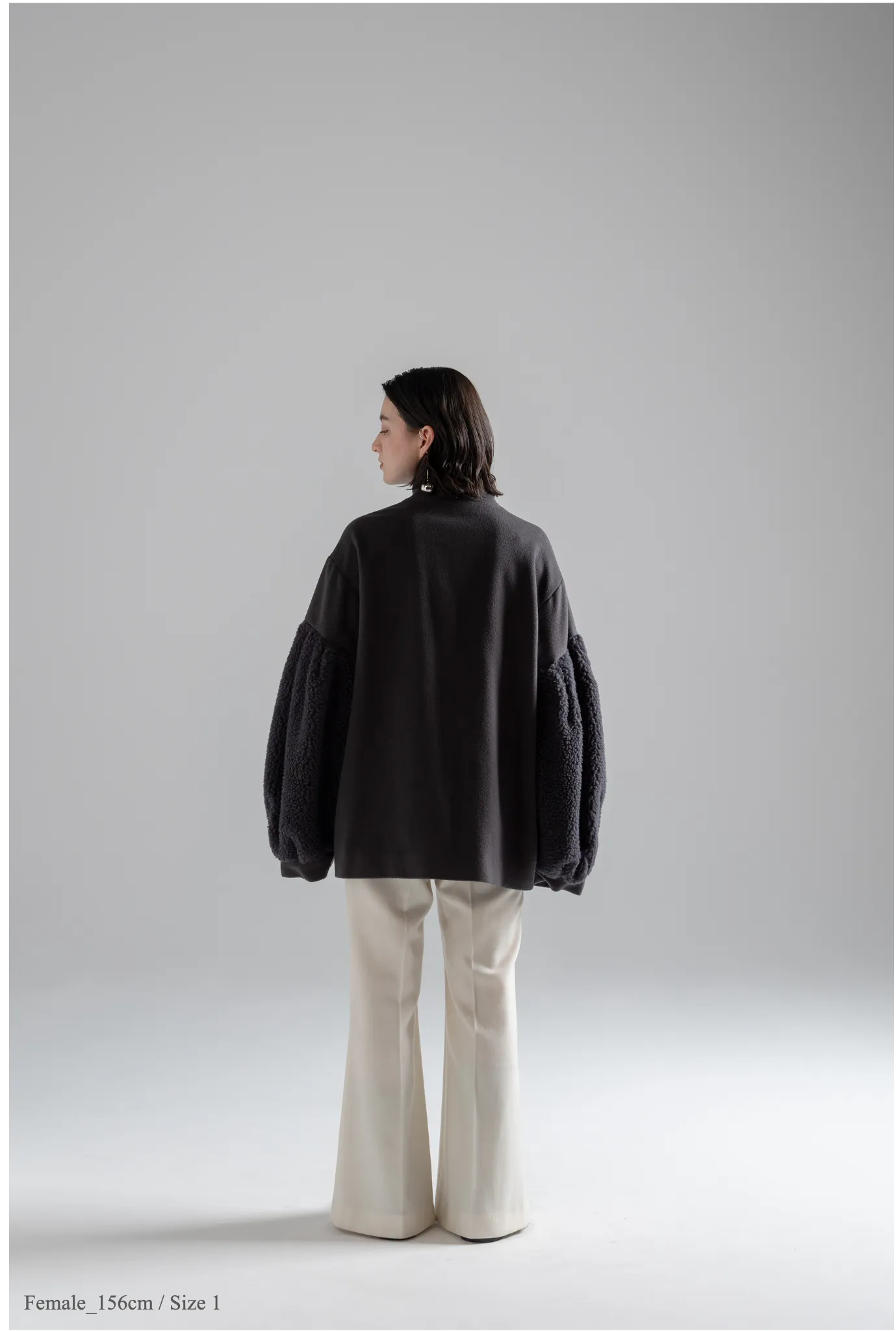 Bias Cut Short Duffle Coat