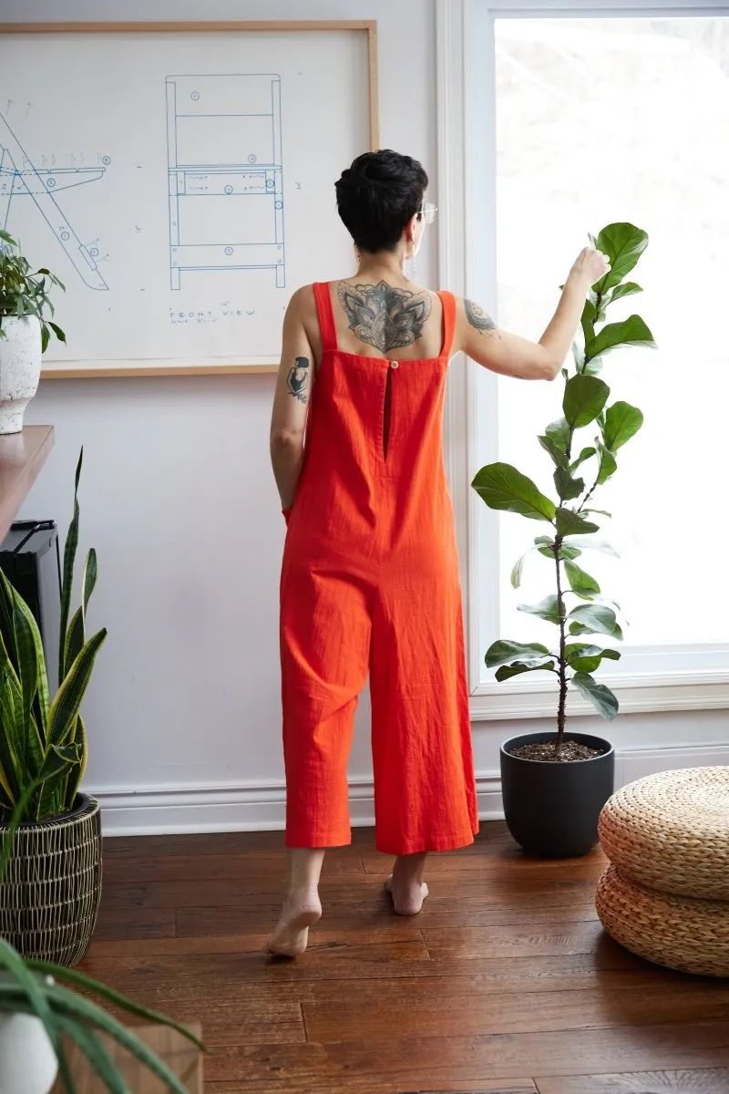 Birds of North America Dusky Greygone Jumpsuit - Blood Orange (Online Exclusive)