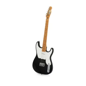 Black and White Squier Guitar