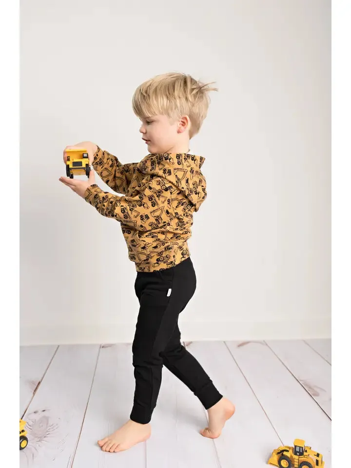 Black Bamboo Jogger Pants