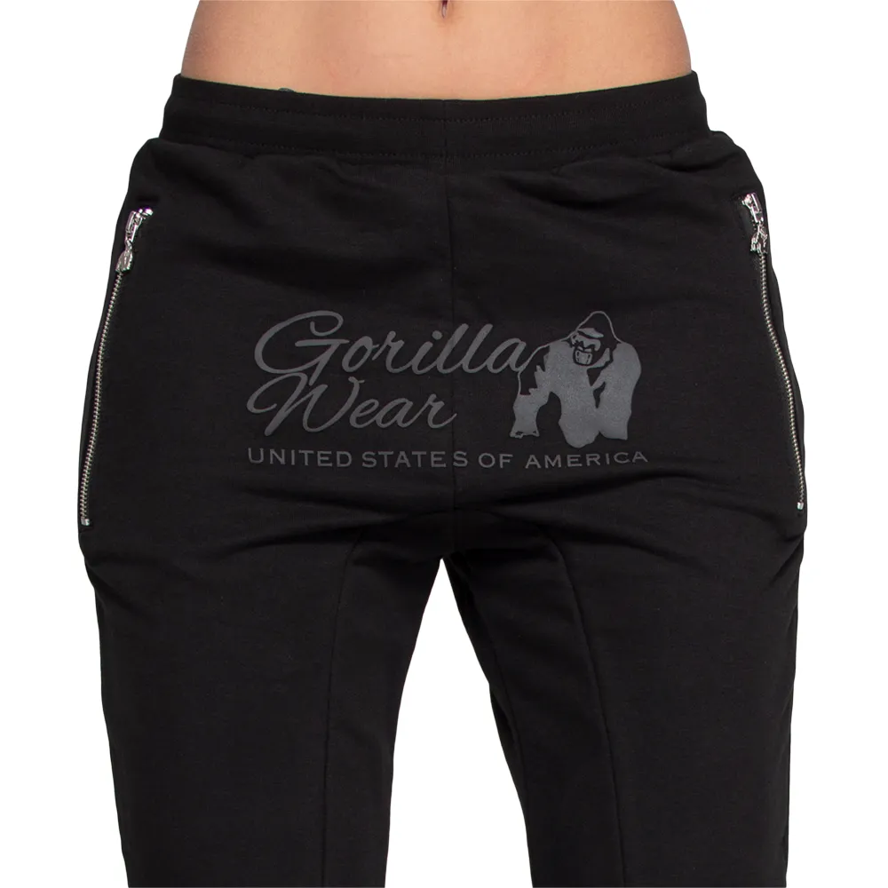 Celina Drop Crotch Joggers- Black