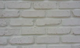 CHICAGO STYLE BRICK VENEERS- PURE WHITE COLOR.   Make Your Home Decor Art With White Brick Tiles. FREE SHIPPING!