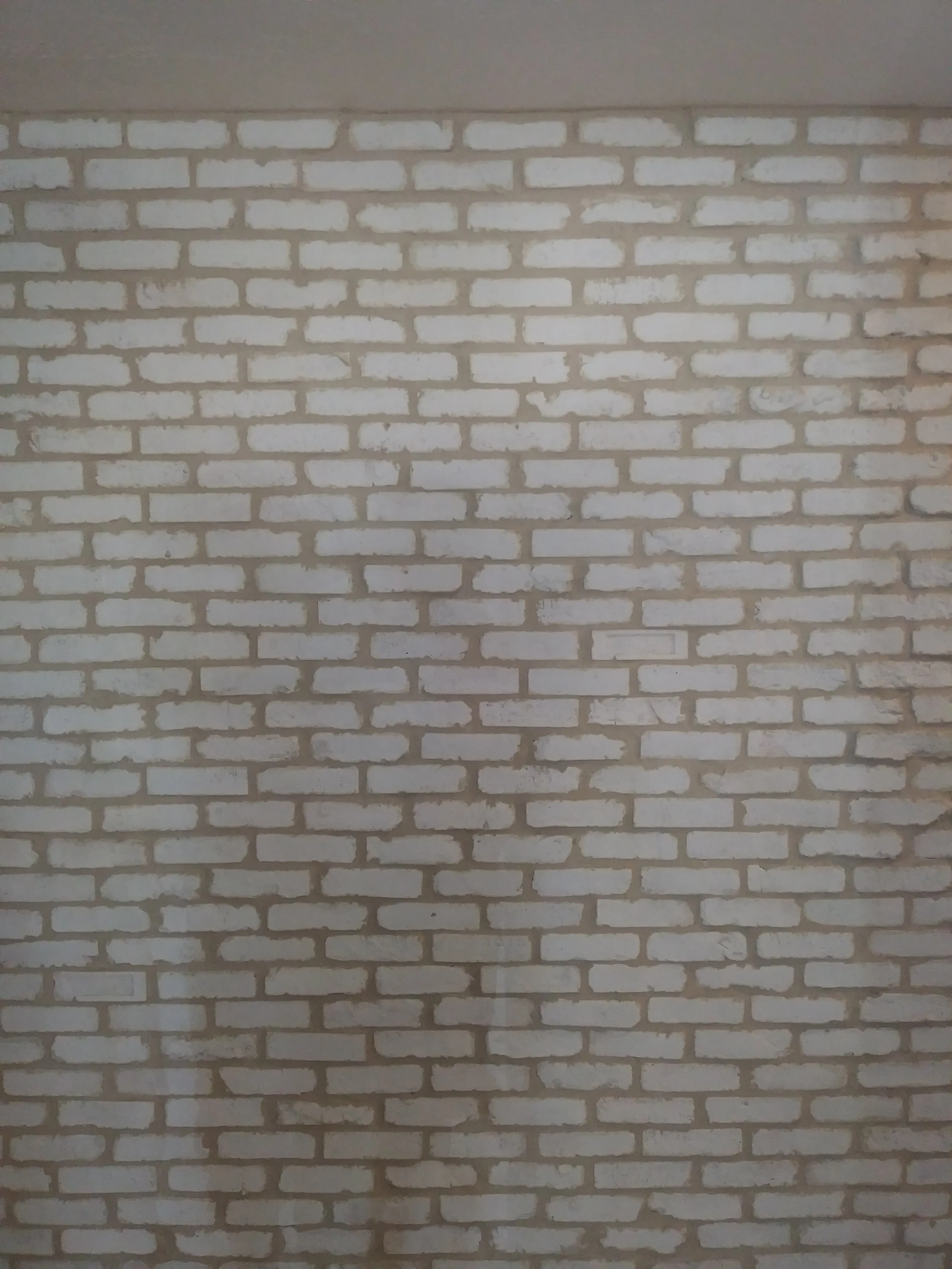 CHICAGO STYLE BRICK VENEERS- PURE WHITE COLOR.   Make Your Home Decor Art With White Brick Tiles. FREE SHIPPING!