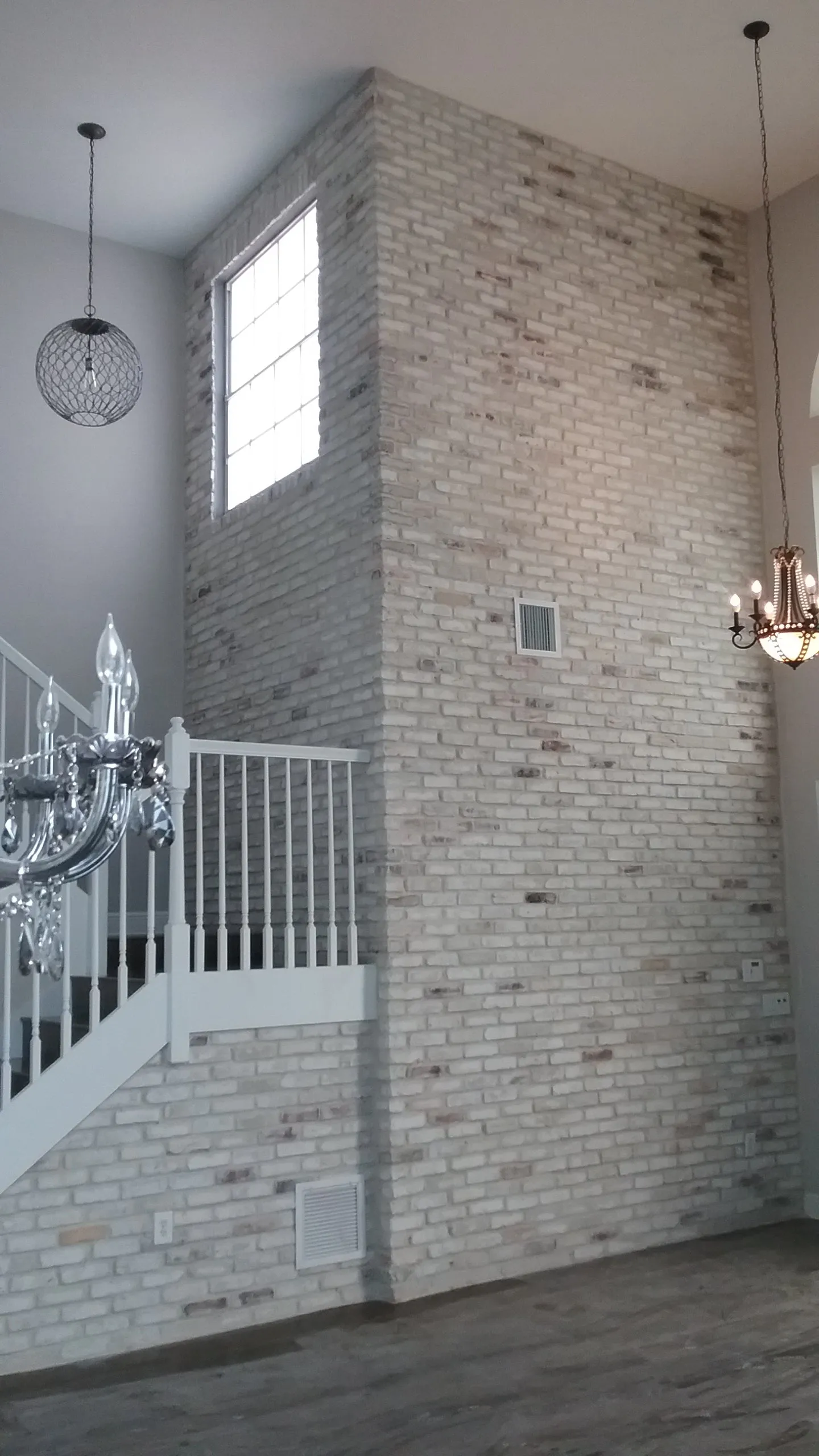CHICAGO STYLE BRICK VENEERS- WHITE MIXED COLOR. Brick Decoration Design At It's Best. FREE SHIPPING!