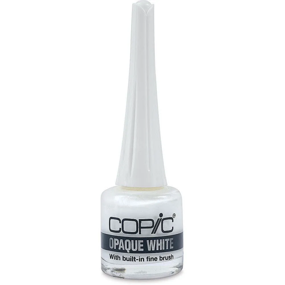 Copic Opaque White Pigment, 6ml Bottle with Brush