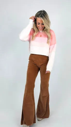 Crop Gradient Sweater