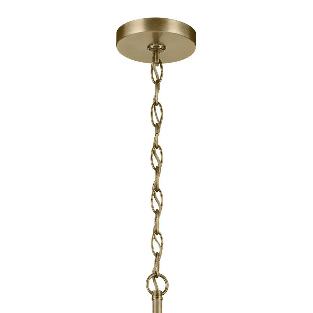 Crosby 31" 4-Light Pendant Light with Clear Glass, Natural Brass Finish