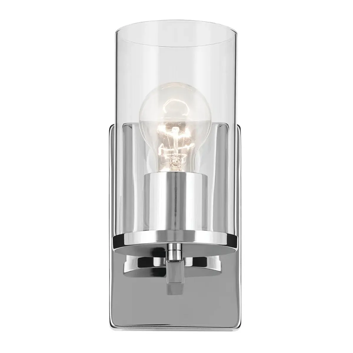 Crosby 9" 1-Light Wall Sconce, Chrome Finish