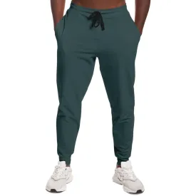 Dark Blue Cool Green Joggers | Unisex | with PLUS sizes | Dark Pale Pastel Blue Cool Green | C30M0Y15K80