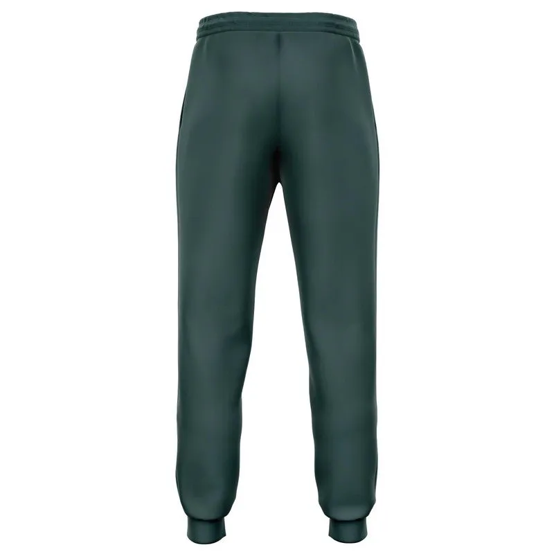Dark Blue Cool Green Joggers | Unisex | with PLUS sizes | Dark Pale Pastel Blue Cool Green | C30M0Y15K80