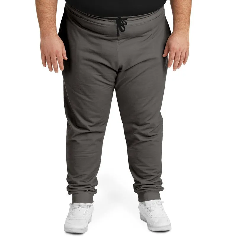 Dark Brown Joggers | Unisex | with PLUS sizes | Dark Pale Brown | C30M30Y30K60