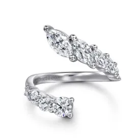 Diamond Bypass Ring