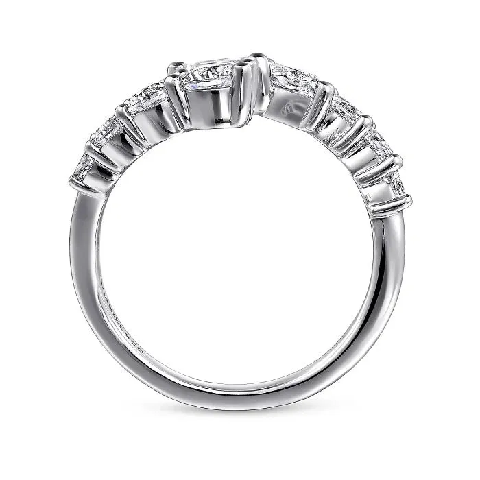 Diamond Bypass Ring