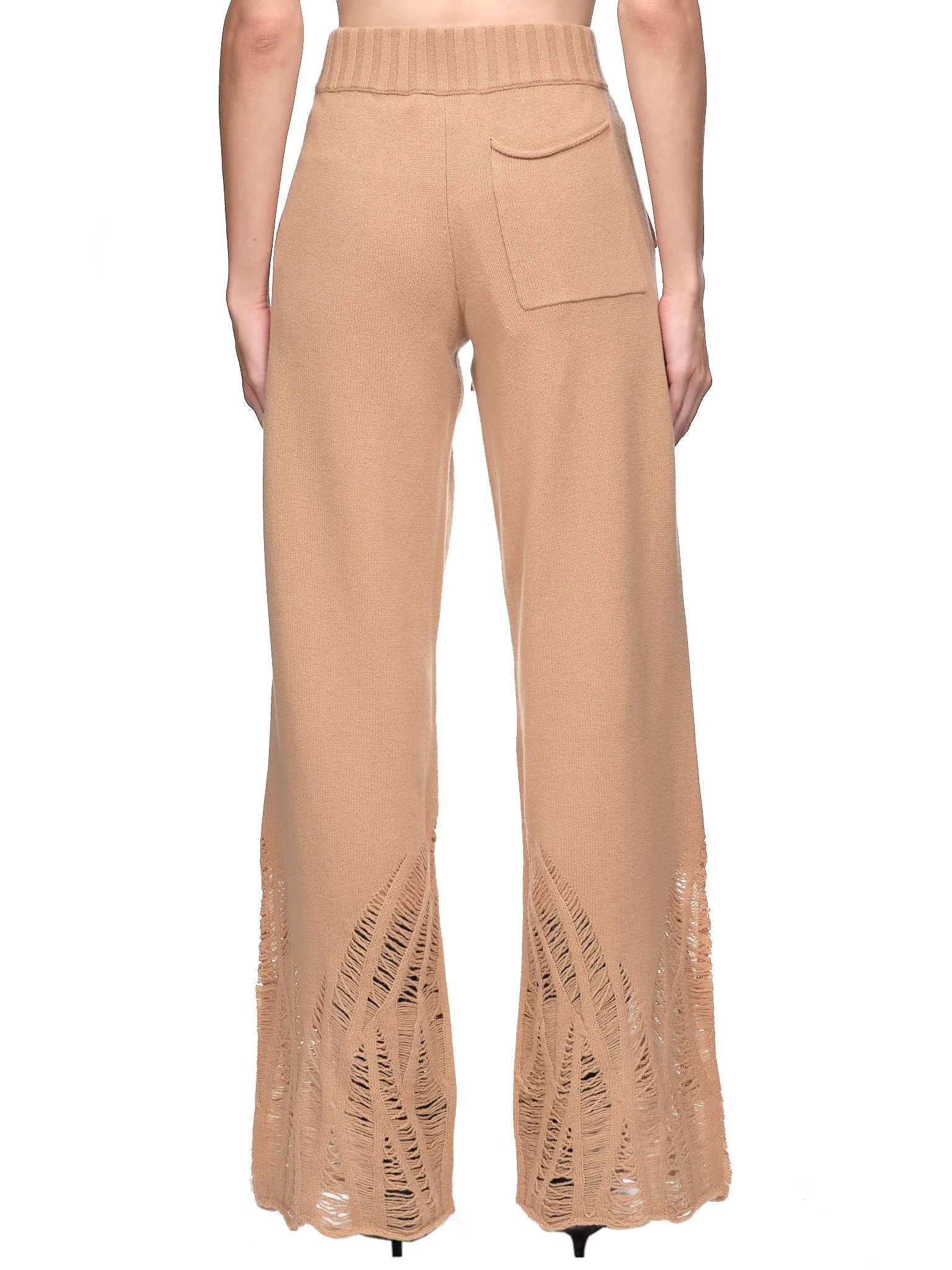 Distressed Cashmere Pants (C7097P22-CAMEL)