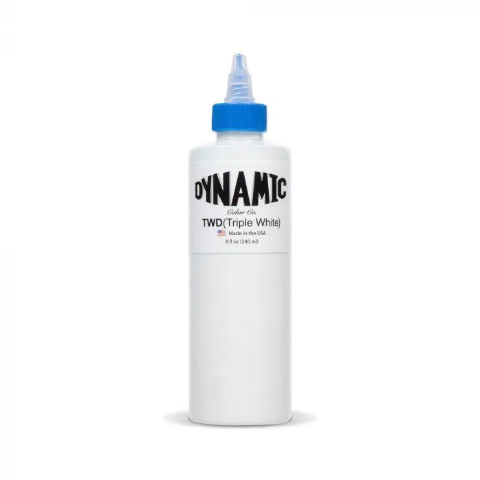 Dynamic Triple White Tattoo Ink