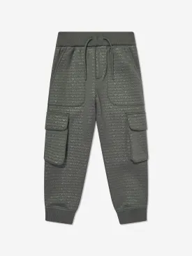 Emporio Armani Boys Cargo Joggers in Green