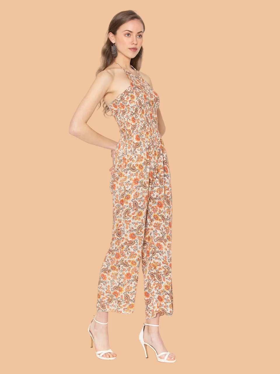 Flawless Women Printed Beachy Jumpsuit