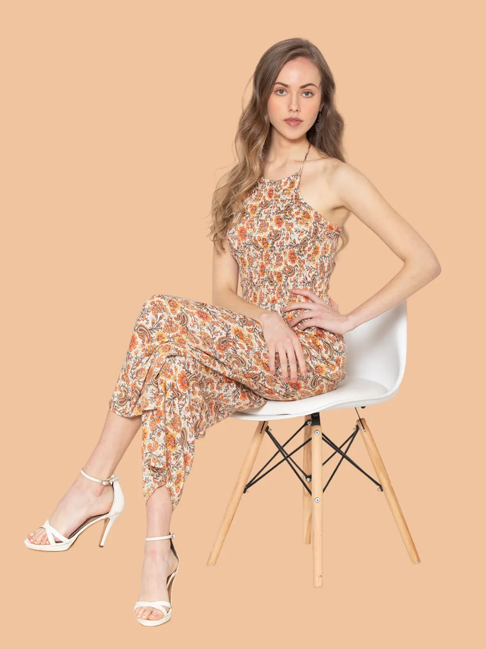 Flawless Women Printed Beachy Jumpsuit