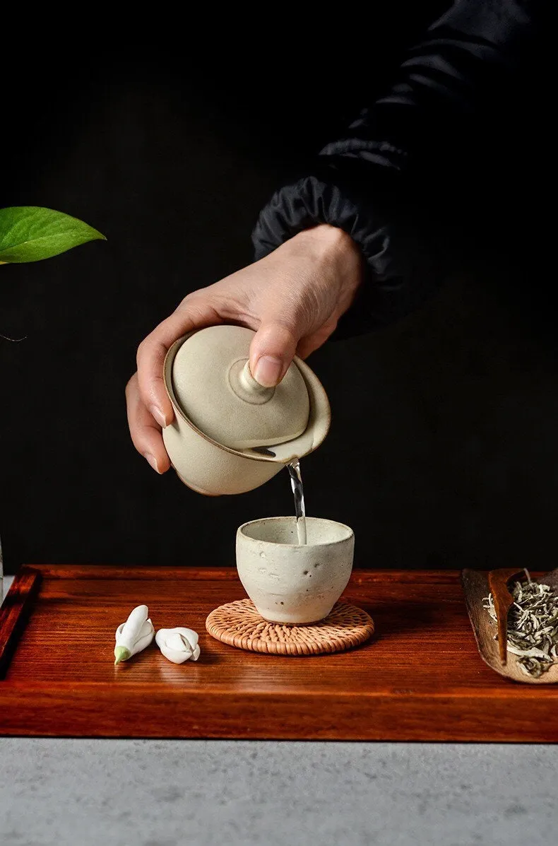 Gohobi Handmade Pulverised White Gaiwan
