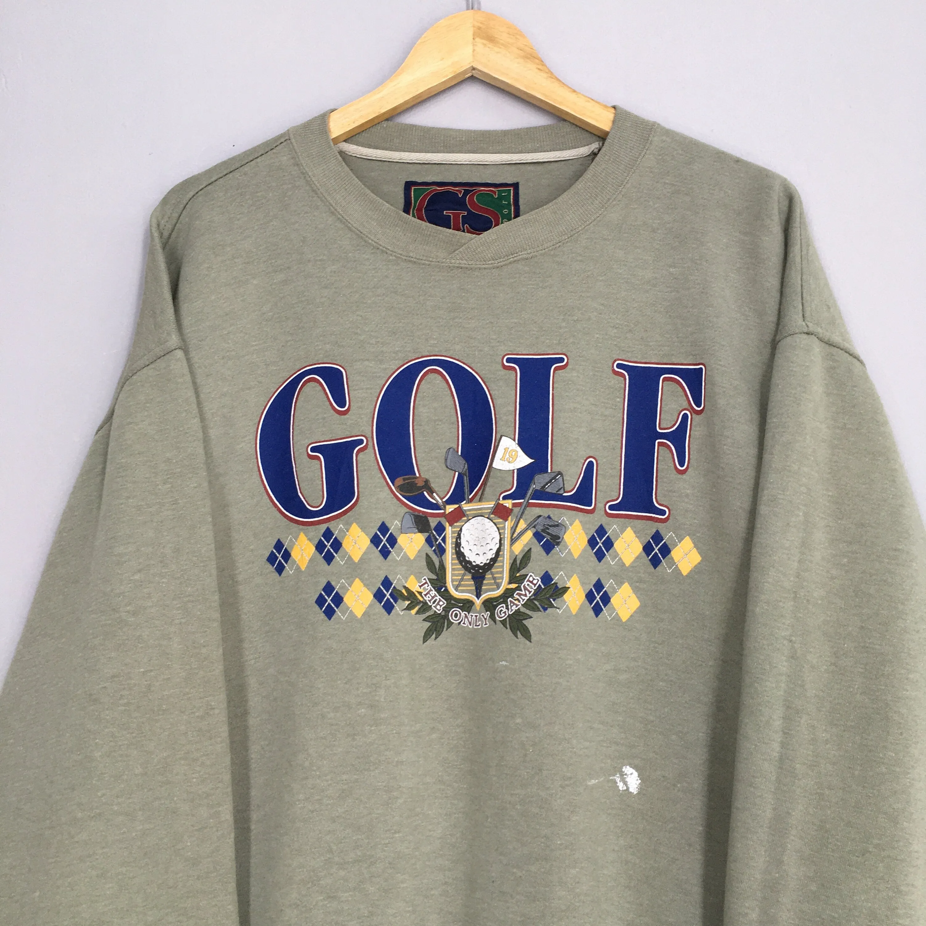 Golf The Only Game Green Sweatshirt Large
