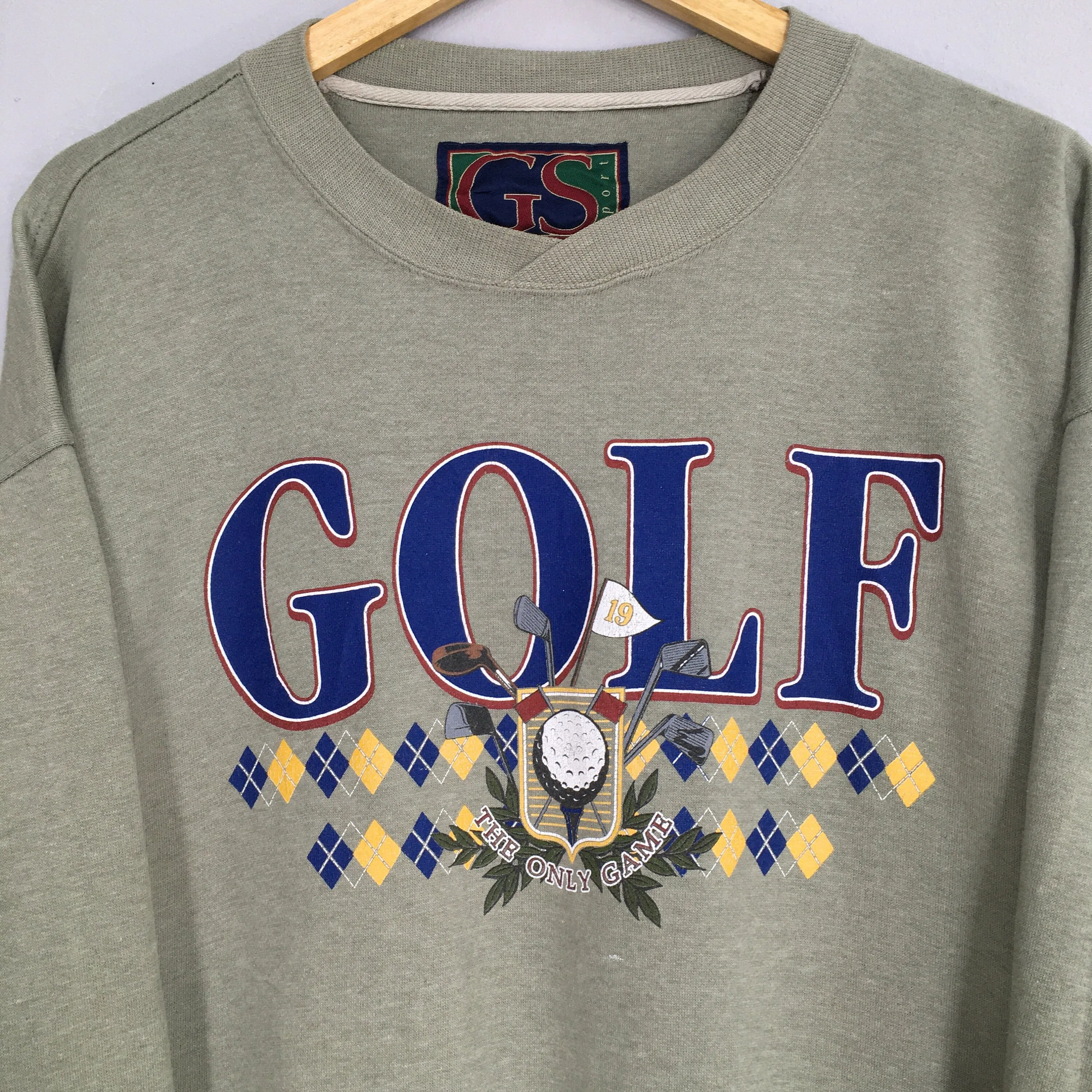 Golf The Only Game Green Sweatshirt Large