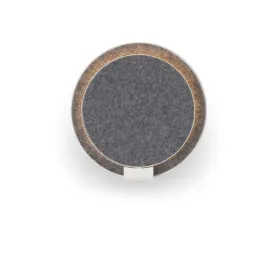 Gravy 5 in. LED Wall Light Plug In Matte White Body Oxford Felt Plate