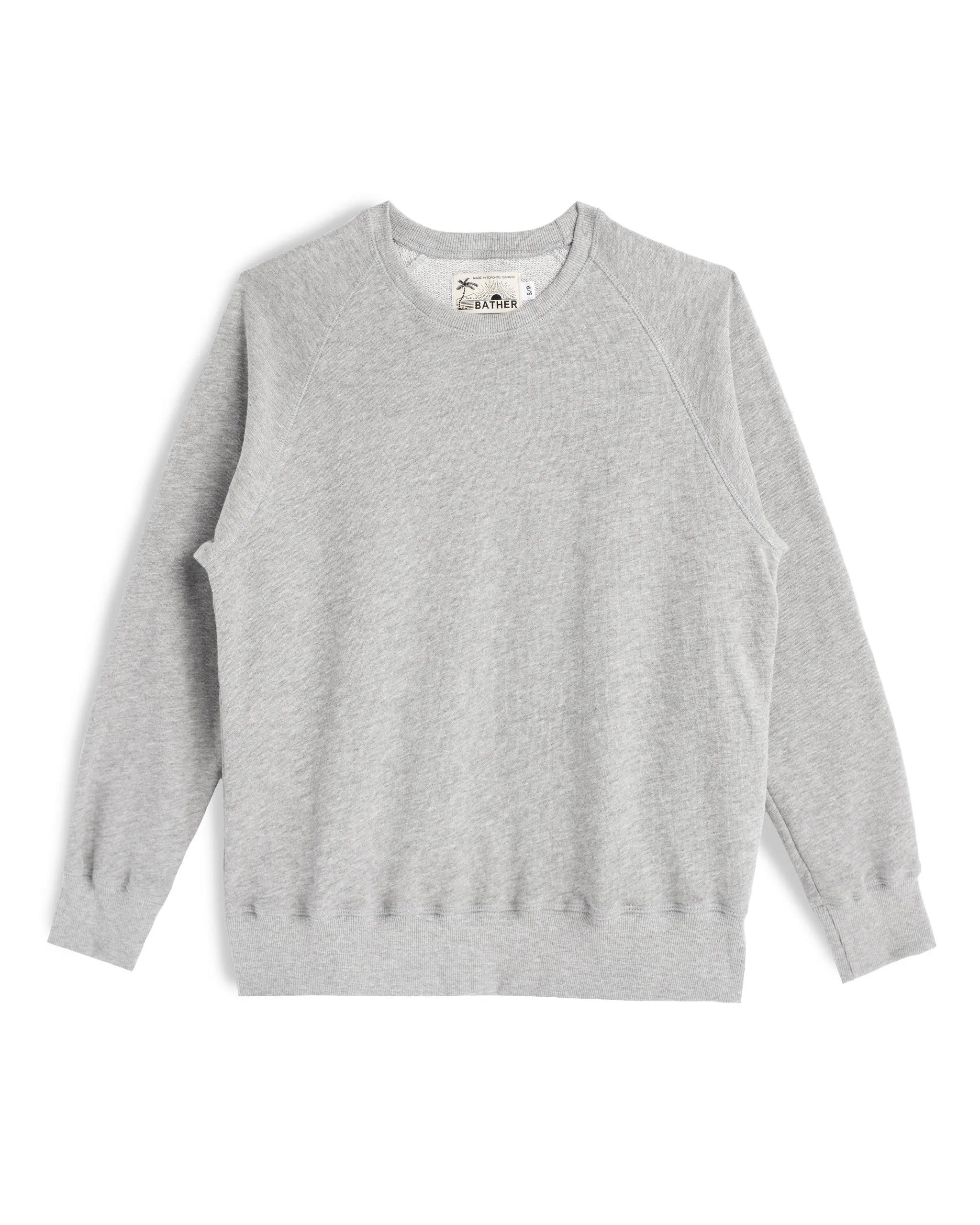 Grey Melange Crewneck