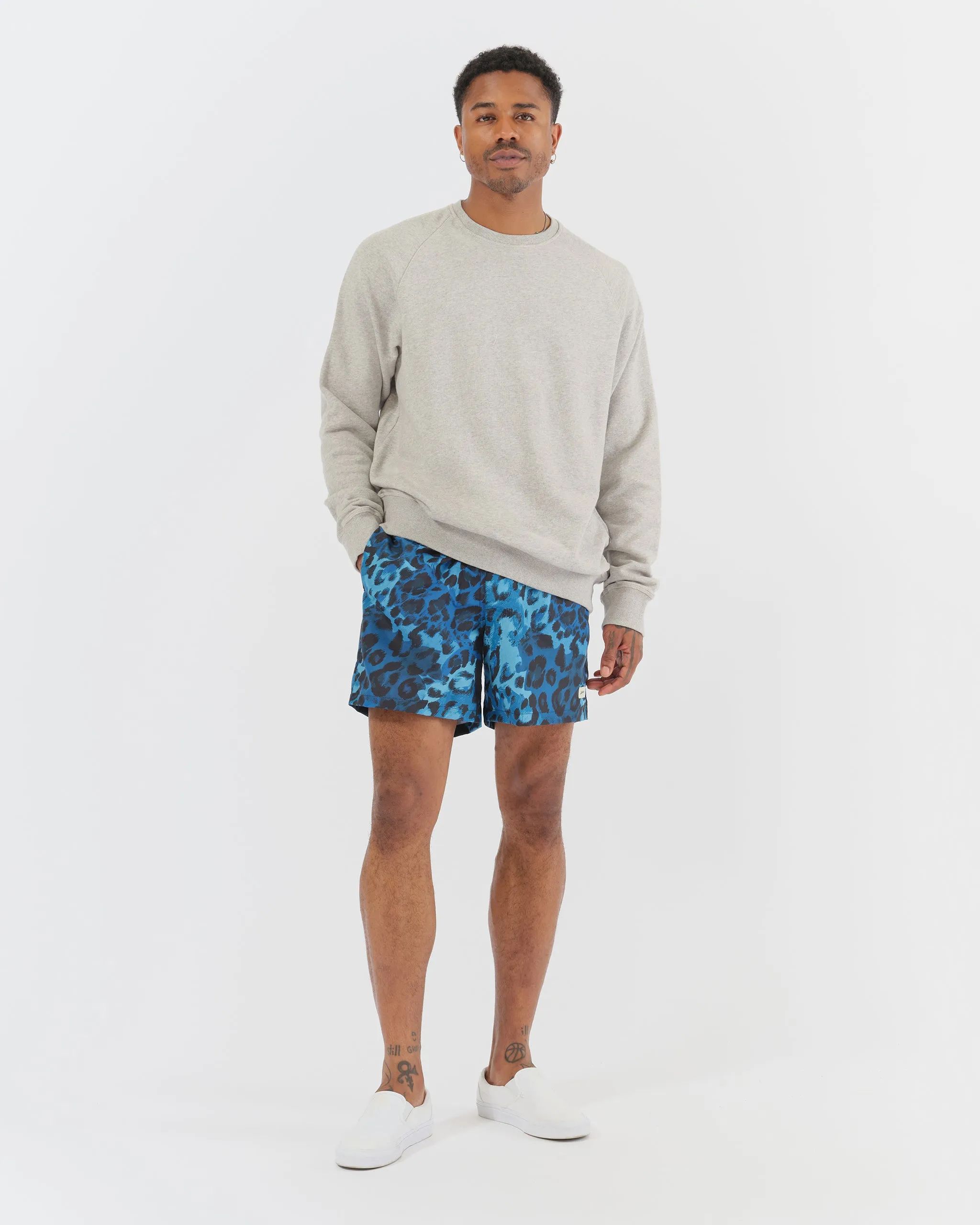 Grey Melange Crewneck