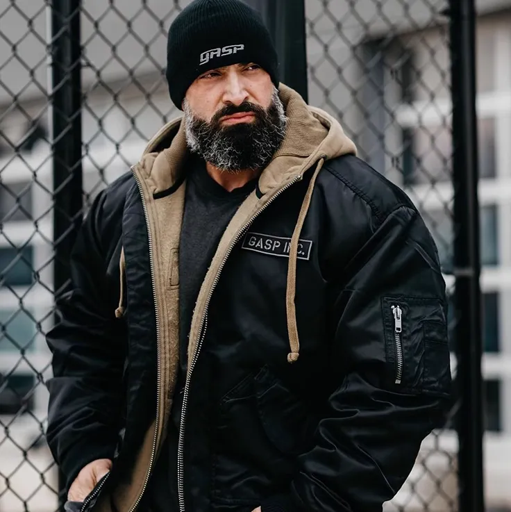 GYM BUDDY COMBAT PILOT AIR FORCE BOMBER JACKET