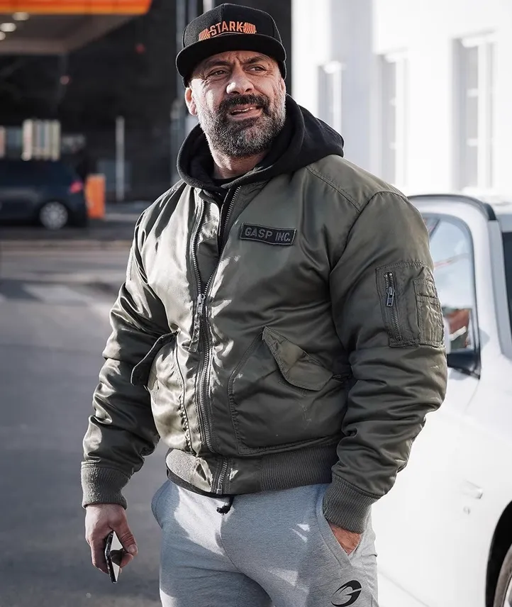GYM BUDDY COMBAT PILOT AIR FORCE BOMBER JACKET