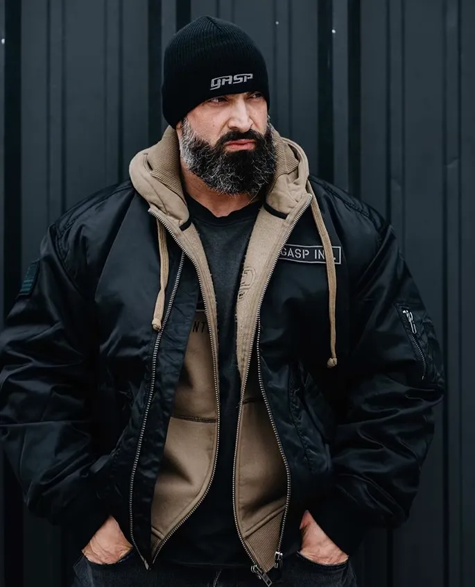GYM BUDDY COMBAT PILOT AIR FORCE BOMBER JACKET
