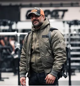 GYM BUDDY COMBAT PILOT AIR FORCE BOMBER JACKET