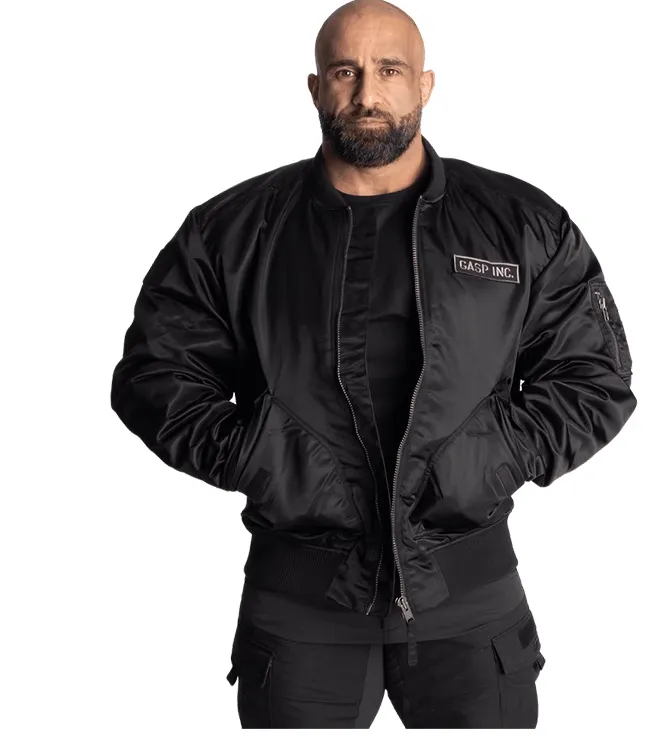 GYM BUDDY COMBAT PILOT AIR FORCE BOMBER JACKET
