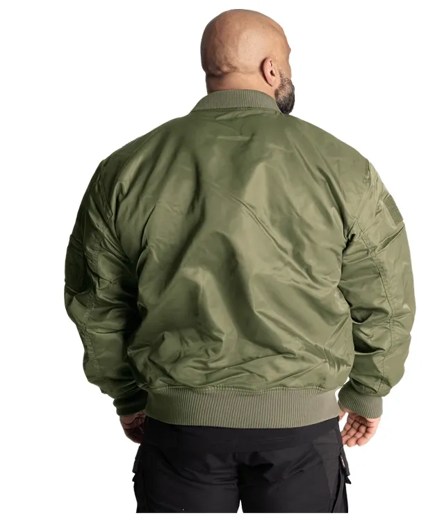 GYM BUDDY COMBAT PILOT AIR FORCE BOMBER JACKET