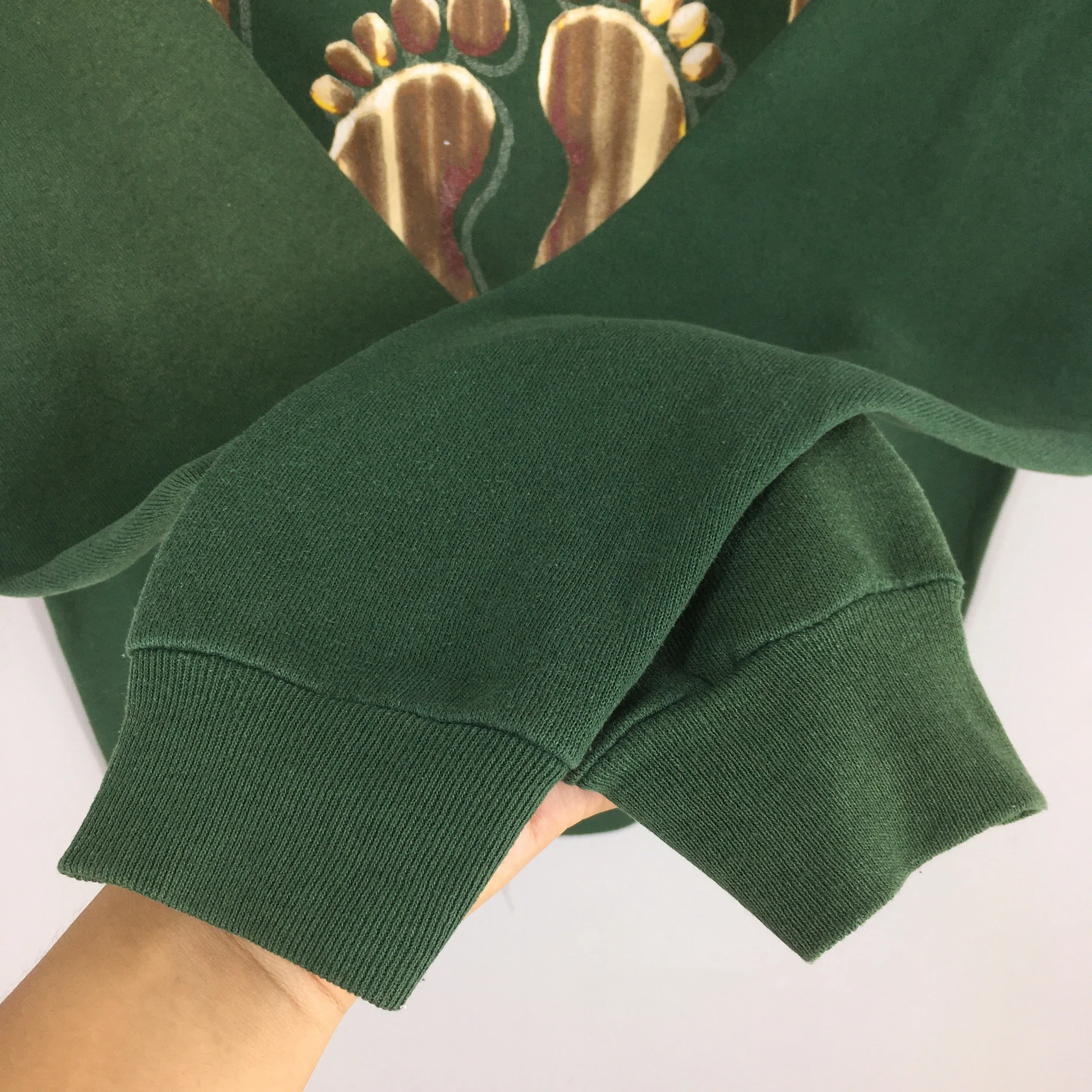 Hang Ten Big Logo Green Sweatshirt Medium