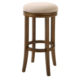 Honeysuckle Swivel Wood Bar Stool