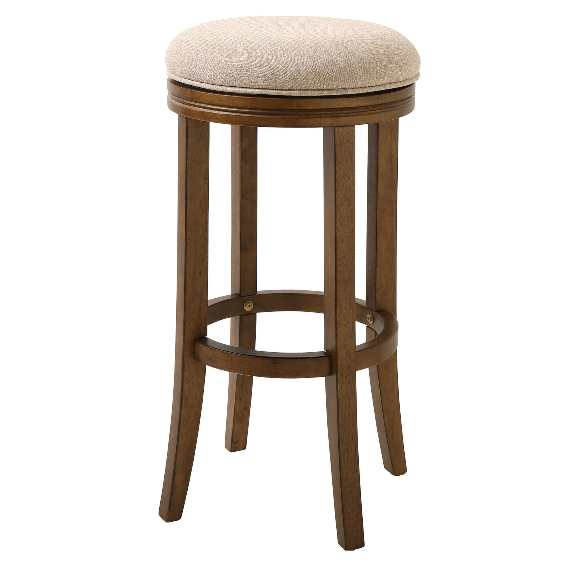 Honeysuckle Swivel Wood Bar Stool