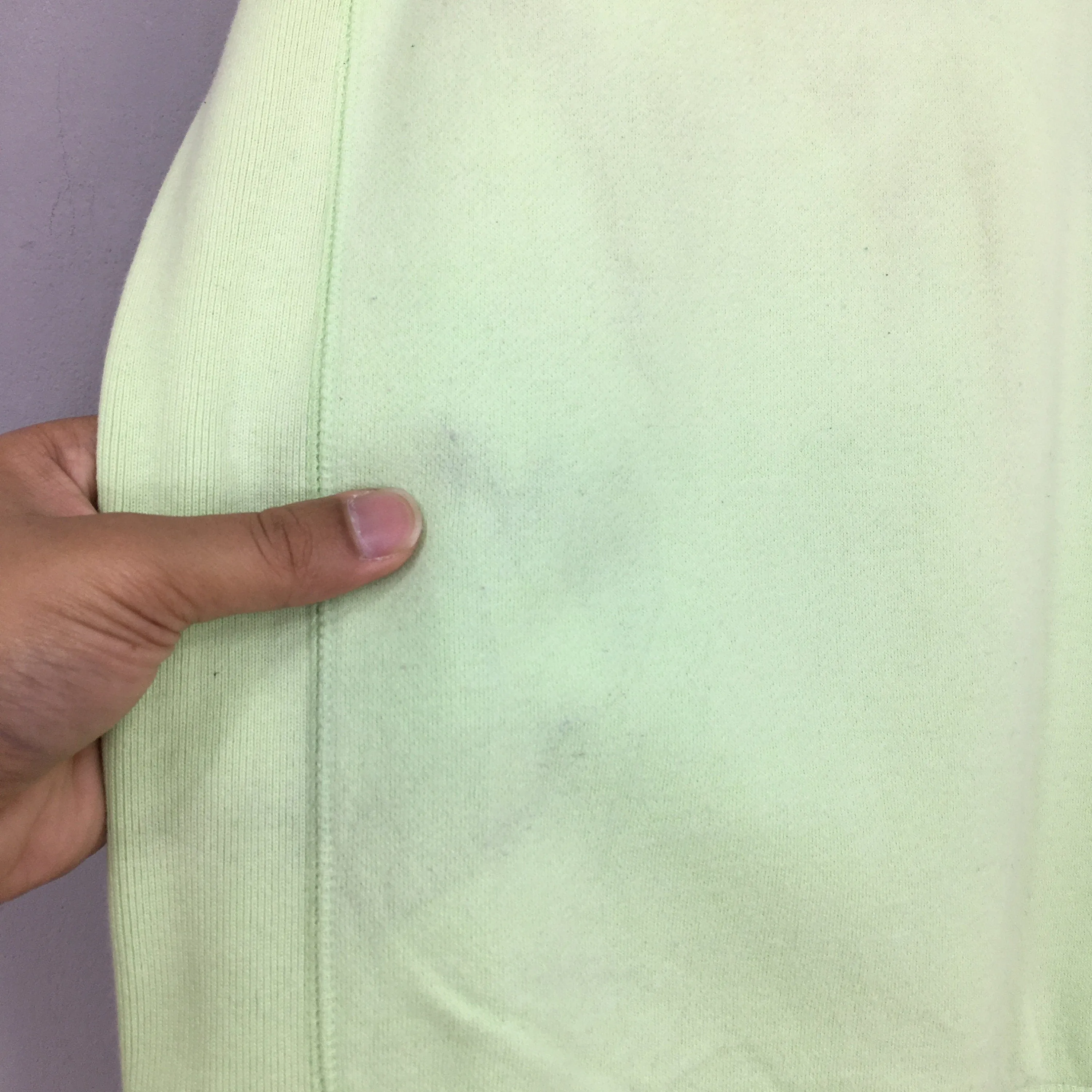Izod Spell Out Embroidered Sweatshirt Green XXLarge