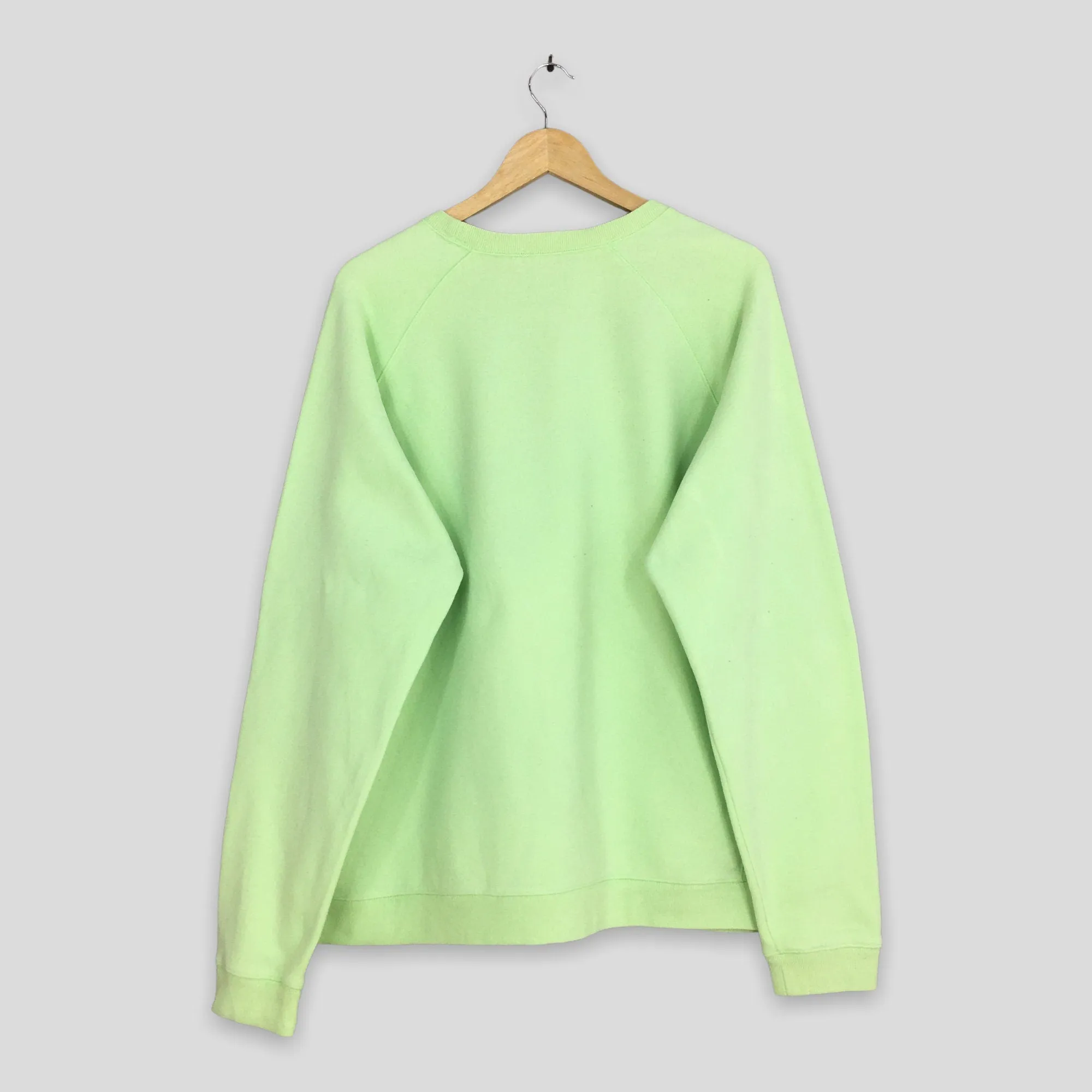Izod Spell Out Embroidered Sweatshirt Green XXLarge