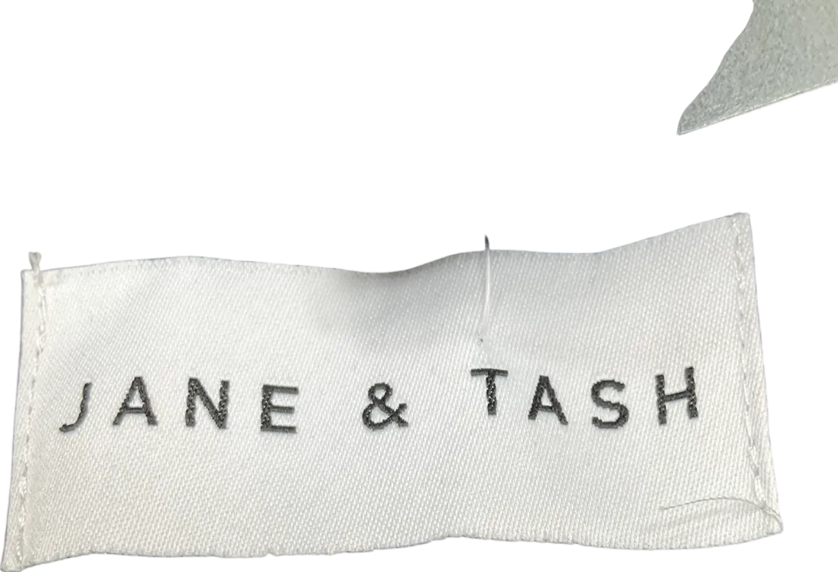 JANE & TASH Brown Faux Leopard Long Coat UK M