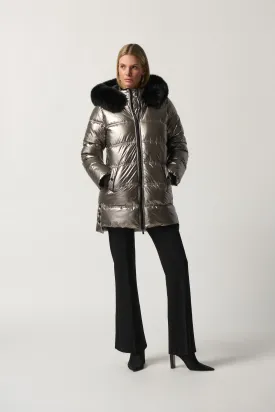 Joseph Ribkoff Hooded Puffer Coat Jr233923